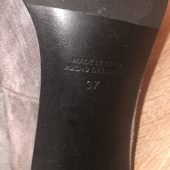 L'INTERVALLE—LARIBA GREY SUEDE - Picture 16 of 16